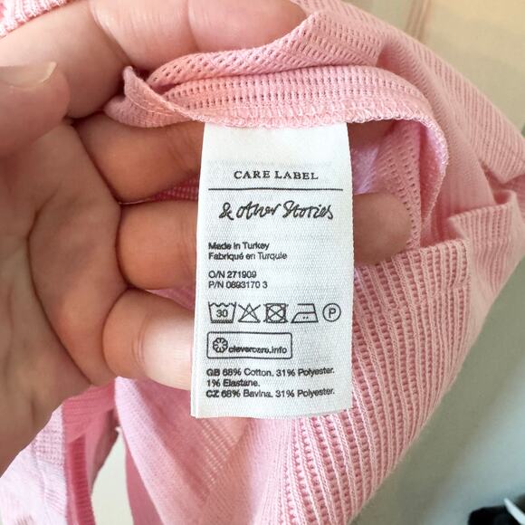 & Other Stories Wrap Mini Dress in Pink - Picture 11 of 11